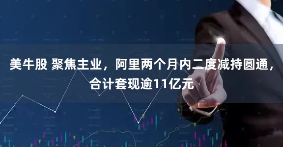美牛股 聚焦主业，阿里两个月内二度减持圆通，合计套现逾11亿元
